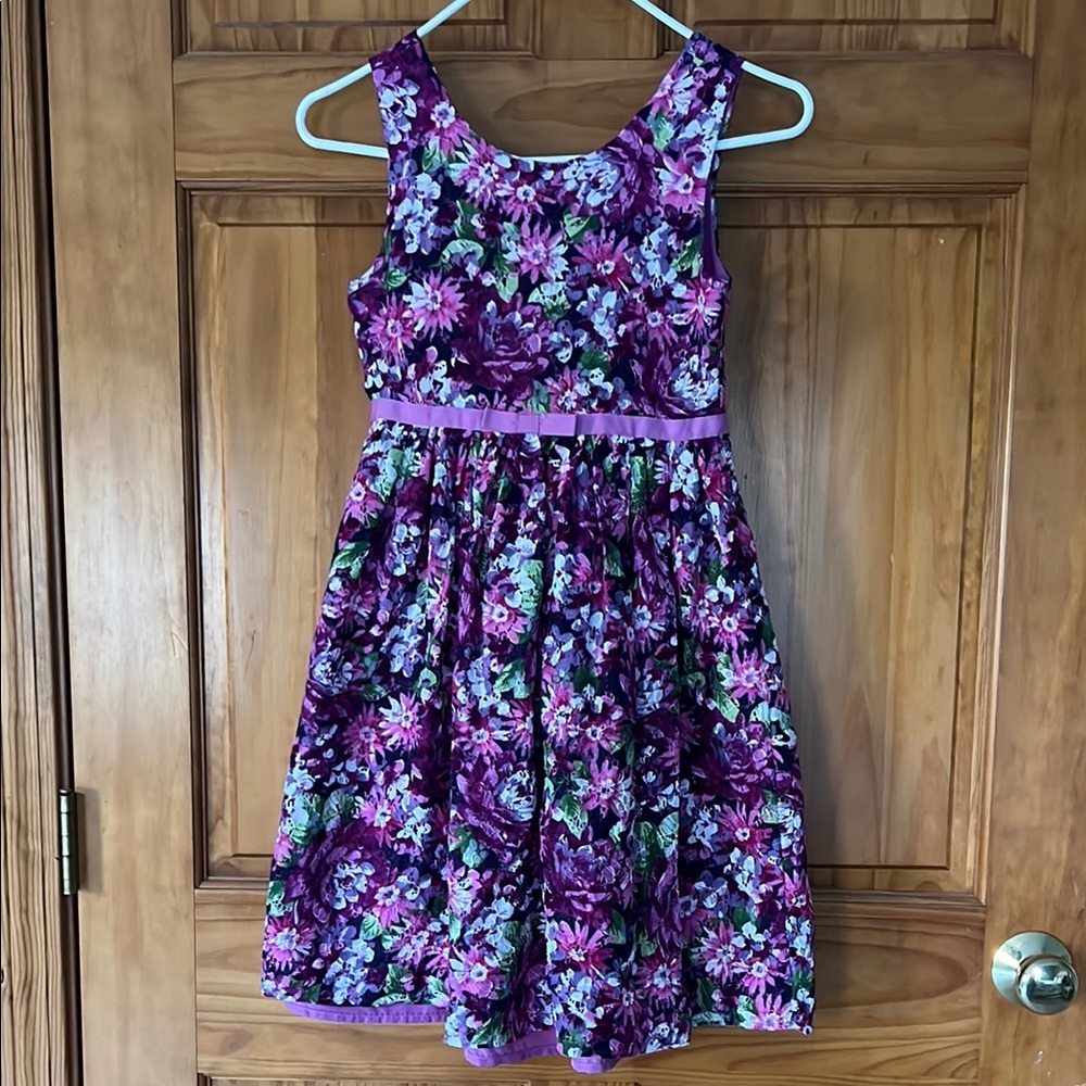 Floral Purple girls Dress